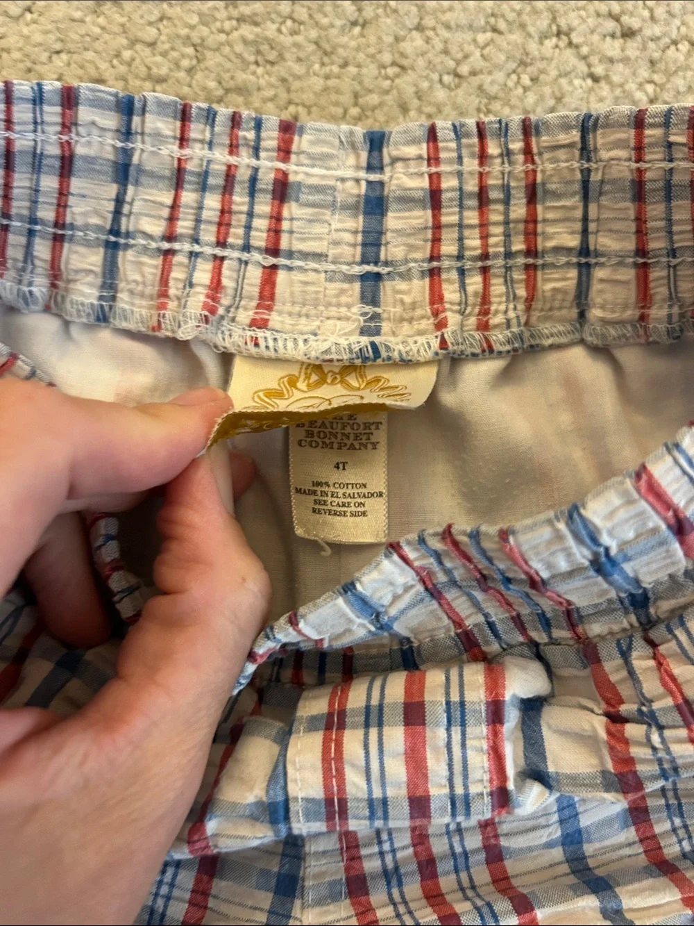 TBBC Sheffield Shorts - Red & Blue Plaid